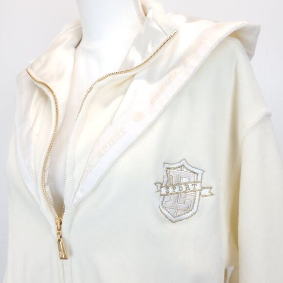 *RARE* Vintage Escada Sport Hooded Ivory White Jacket - Picture 14 of 16